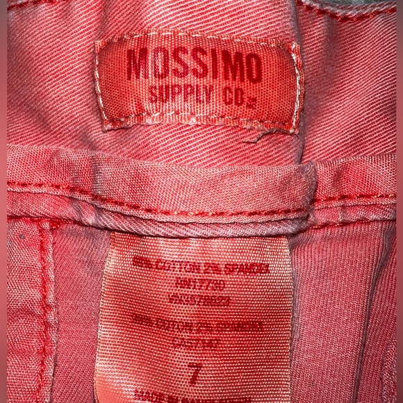 Mossimo Supply Co. Coral Pink Jean Shorts - Picture 2 of 3